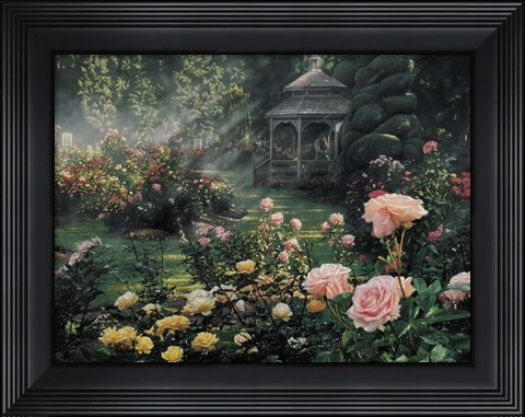 Framed Rose Garden - Paradise Found Print