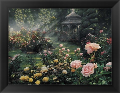 Framed Rose Garden - Paradise Found Print