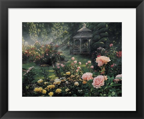 Framed Rose Garden - Paradise Found Print