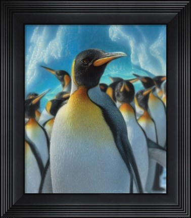 Framed Penguin Paradise Print