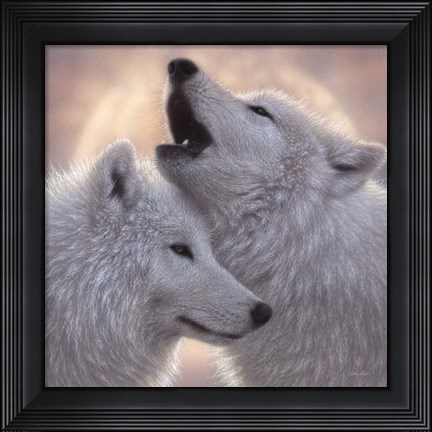 Framed Wolves - Love Song Print