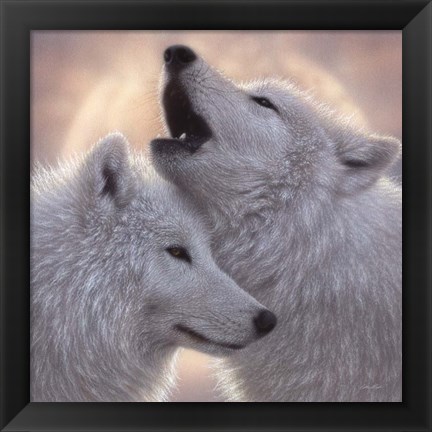 Framed Wolves - Love Song Print