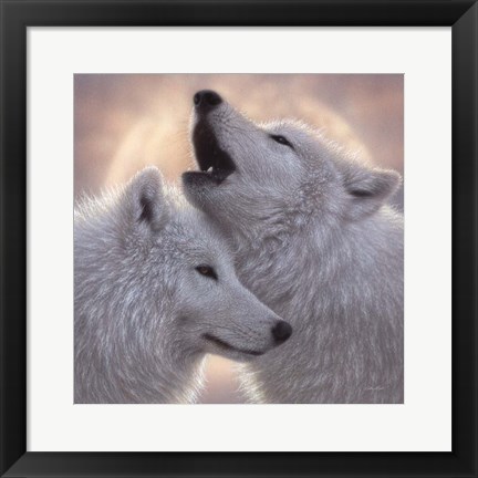 Framed Wolves - Love Song Print