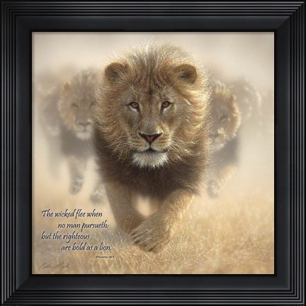 Framed Wicked Flee Print