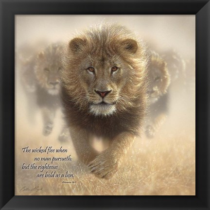Framed Wicked Flee Print