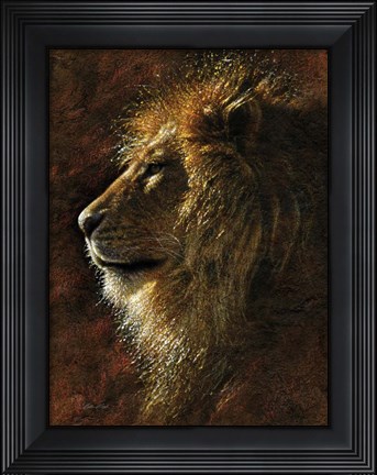 Framed His Majesty Print