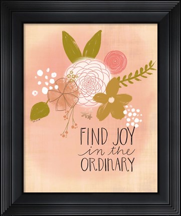 Framed Find Joy Print