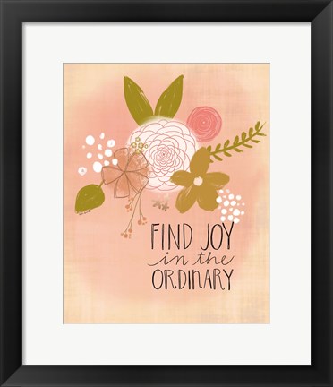 Framed Find Joy Print