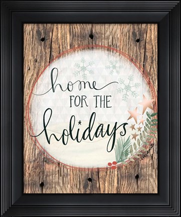 Framed Home for the Holidays Print
