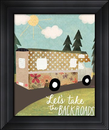 Framed Backroads Print