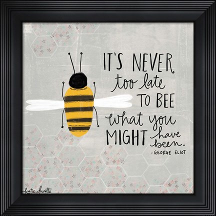 Framed Bee Print
