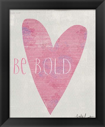 Framed Bold Heart Print