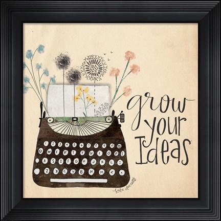 Framed Grow Your Ideas Print