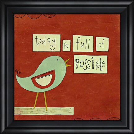 Framed Possible 88 Print