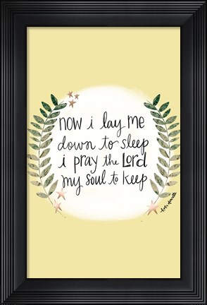Framed Prayer Print