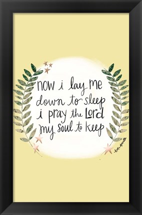 Framed Prayer Print