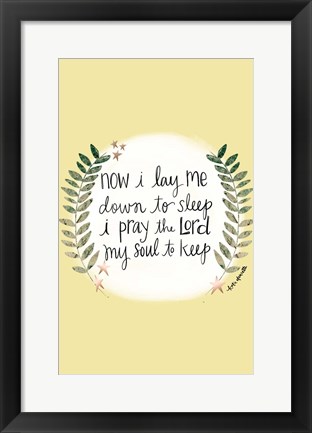 Framed Prayer Print