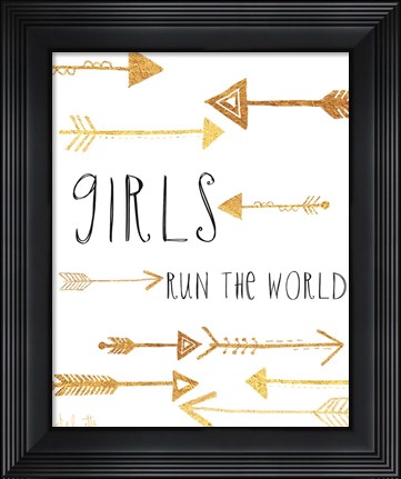 Framed Girls Run the World Print