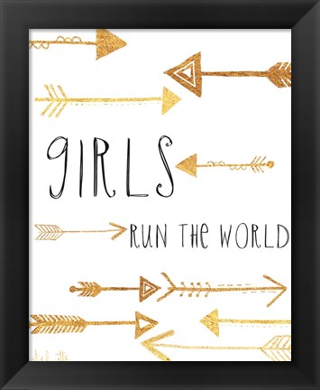 Framed Girls Run the World Print