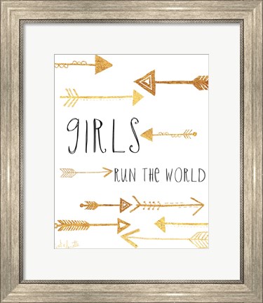 Framed Girls Run the World Print