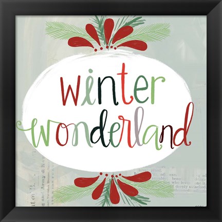 Framed Winter Wonderland Print