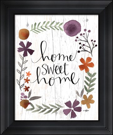 Framed Sweet Home Print