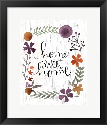 Framed Sweet Home Print