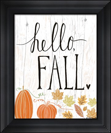 Framed Hello Fall Print