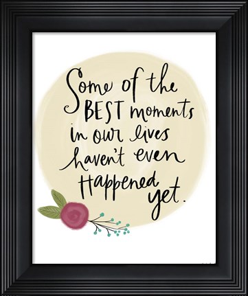 Framed Best Moments Print