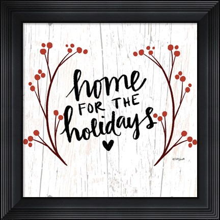Framed Home for the Holidays Print