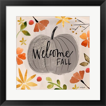 Framed Welcome Fall Print