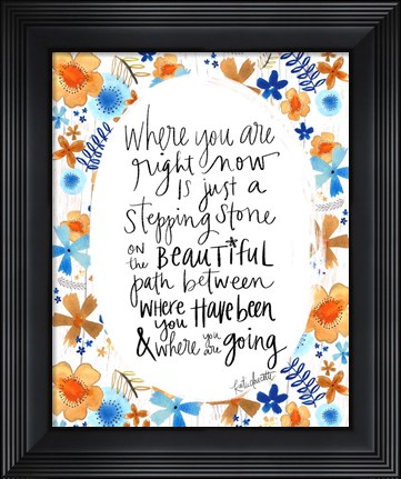 Framed Beautiful Path Print