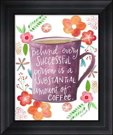 Framed Coffee Success Print
