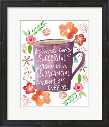 Framed Coffee Success Print