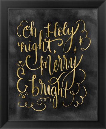 Framed Holy Night Print