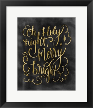 Framed Holy Night Print