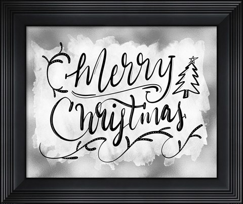 Framed Merry Christmas Print