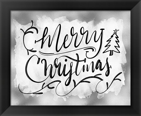 Framed Merry Christmas Print