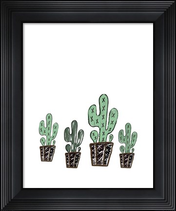 Framed Cactus Set Print