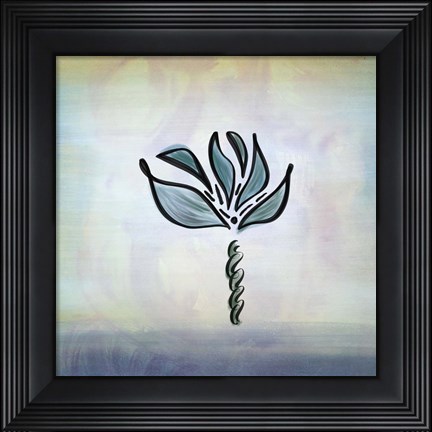 Framed Watercolor Flower Print