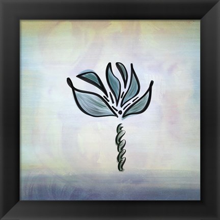 Framed Watercolor Flower Print