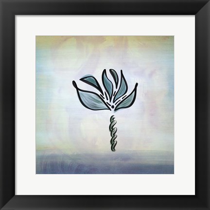 Framed Watercolor Flower Print