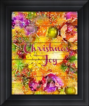 Framed Christmas Joy Print
