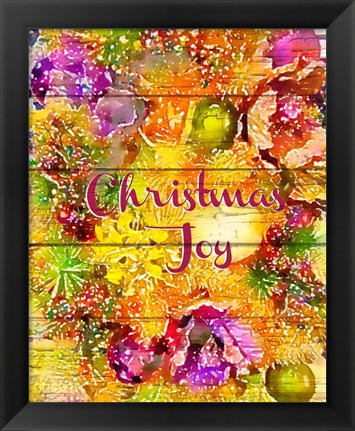 Framed Christmas Joy Print