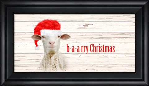 Framed Baary Christmas Print