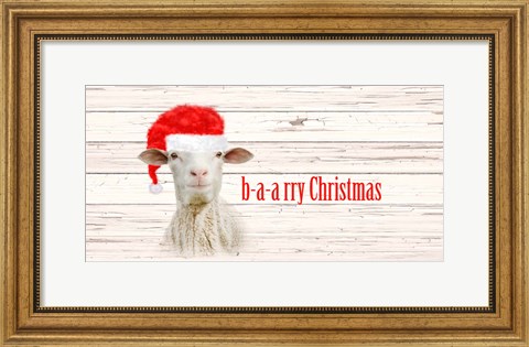 Framed Baary Christmas Print