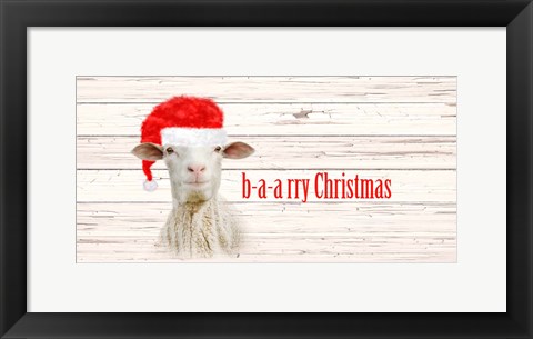 Framed Baary Christmas Print