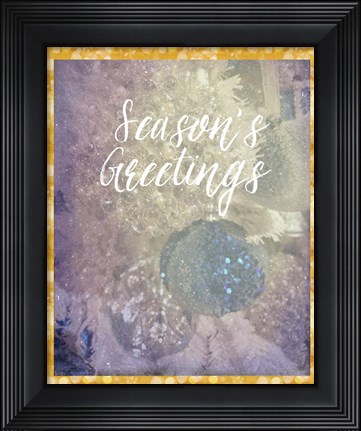 Framed Season&#39;s Greetings Print