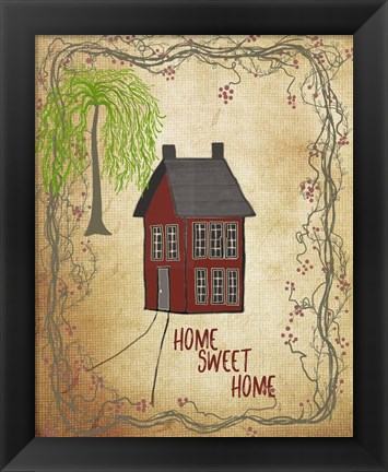 Framed Home Sweet Home Print