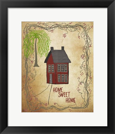 Framed Home Sweet Home Print